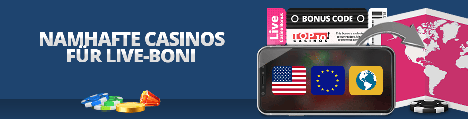 casinos für live bonusse